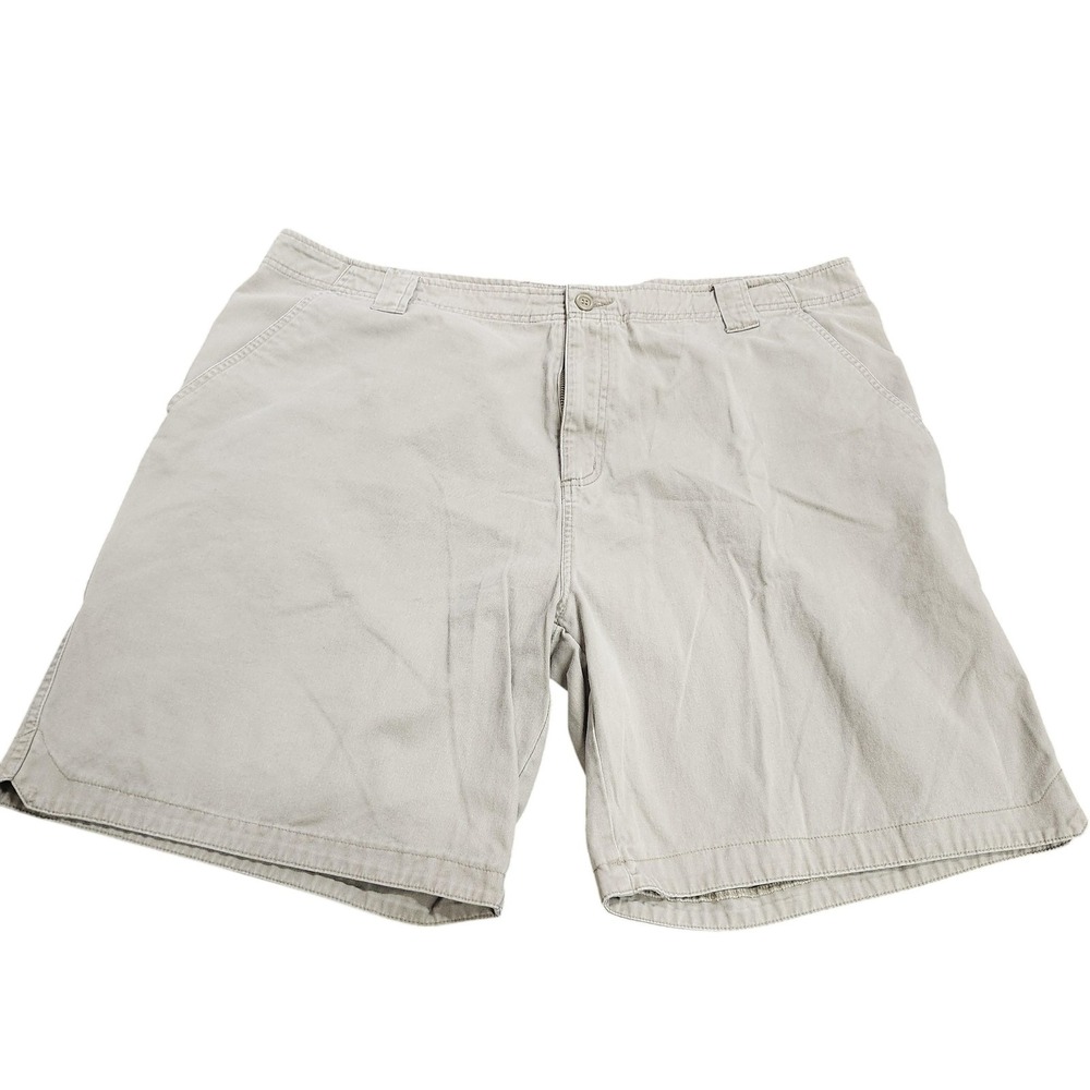 Wolverine Shorts Mens 40 Beige Canvas Chino 9 Inseam Workwear Pockets Summer